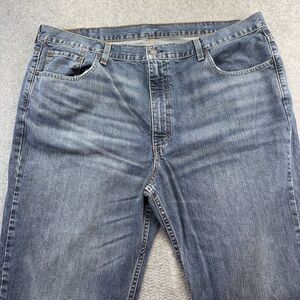 Levi's 550 Relaxed‎ Fit Jeans 42x30 Blue Denim Tapered Leg USA Classic Vintage